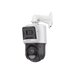 [TandemVu] Domo PTZ IP 4 Megapixel + Cámara Fija 4 Megapixel / 15X Zoom / 100 mts IR + 30 mts Luz Blanca / IP67 / ACUSENSE / PoE+ / 2 Micrófonos Integrados y Bocina / Alerta Audible y Luz Estroboscopica / Alarmas I/O / DARKFIGHTER / Micro SD - Toer