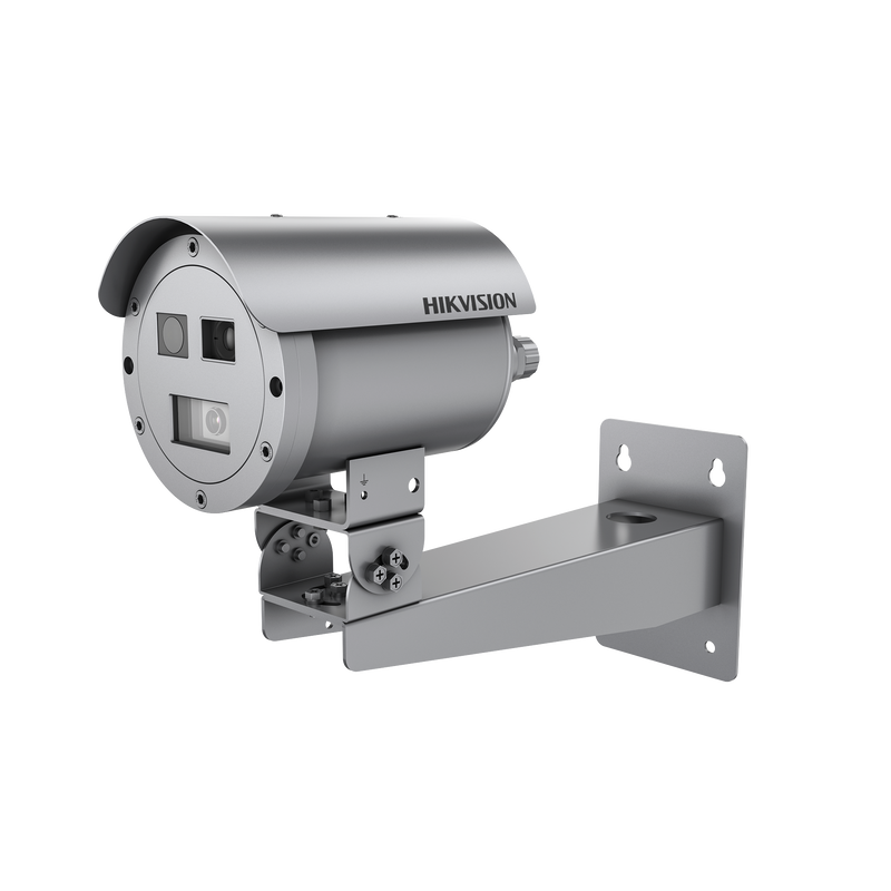 DS-2TD2568T-15/G0/T1Y Bala IP Térmica Dual / Termico 7 mm (256 X 192) + Óptico 4 mm (4 MP) / Termométrica / Detección de Temperatura / IP68 / 30 mts IR / Antiexplosión / Anticorrosión