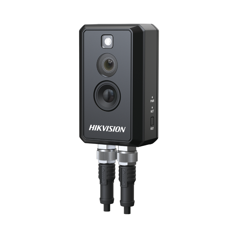 DS-2TD3017T-2/V Cubo IP Dual / Térmica 1.8 mm (160 x 120) / 2ºC de Precisión / Óptico 1.29 mm (2 Megapixel) / PoE / Termométrica / Ideal para Sites o Lugares Pequeños