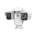 Punta de Poste IP Dual / Térmica 50 mm (384 X 288) + Óptico 40X (4 Megapixel) / 800 mts IR / IP66 / Detección de Temperatura / microSD - Toer