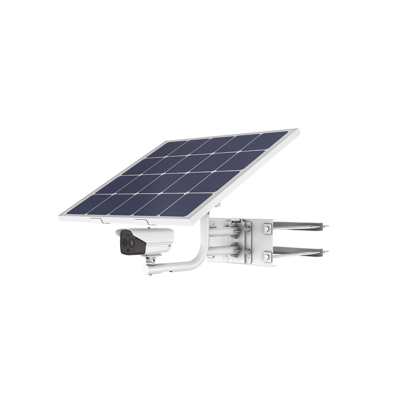 DS-2TXS2628-10P/QA/GLT/CH36S80(LA) Kit Solar IP All in One / Cámara Termica 256 × 192 / Lente 9.7 mm / Panel Solar / Batería de Respaldo de Litio 23.2Ah / Conexión 4G / Accesorios de Instalación