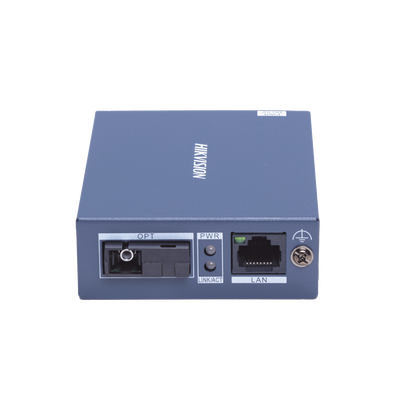 Convertidor de medios UTP/FIBRA ÓPTICA (RX) / 1000 Mbps / Monomodo / Hasta 3 KM / CONECTOR SC