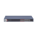 Switch PoE+ / Monitoreable / 16 puertos 10/100 Mbps PoE+ / 2 Puertos 1000 Mbps Uplink / 2 Puertos SFP de Uplink /  Configuración Nube Hik-Partner Pro / Modo Extendido hasta 300 metros / 230 W - Toer