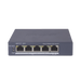 Switch Gigabit PoE+ / Administrable / 4 Puertos 1000 Mbps PoE+ / 1 Puerto 1000 Mbps Uplink / Configuración Nube Hik-PartnerPro / Modo Extendido hasta 300 Metros / 60 Watts - Toer