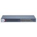 Switch Gigabit PoE+ / Administrable / 16 Puertos 1000 Mbps PoE+ / 1 Puerto 1000 Mbps de Uplink / 1 Puerto SFP /  Configuración Nube desde Hik-Partner Pro / Modo Extendido hasta 300 Metros / 230 Watts - Toer