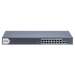 Switch Gigabit PoE+ / Monitoreable / 16 Puertos 1000 Mbps PoE+ / 1 Puerto 1000 Mbps de Uplink / 1 Puerto SFP /  Configuración Nube desde Hik-PartnerPro / Modo Extendido hasta 300 Metros / 130 Watts - Toer
