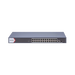 Switch Gigabit PoE+ / Administrable / 24 Puertos 1000 Mbps PoE+ / 1 Puerto 1000 Mbps Uplink  / 1 Puertos SFP Uplink / Configuración Nube Hik-Partner Pro / Modo Extendido hasta 300 Metros / 230 W - Toer