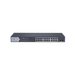 Switch Gigabit PoE+ / Administrable / 24 Puertos 1000 Mbps PoE+ / 2 Puertos SFP / Configuración Remota desde Hik-PartnerPro / PoE Extendido 250 Metros / 370 Watts - Toer
