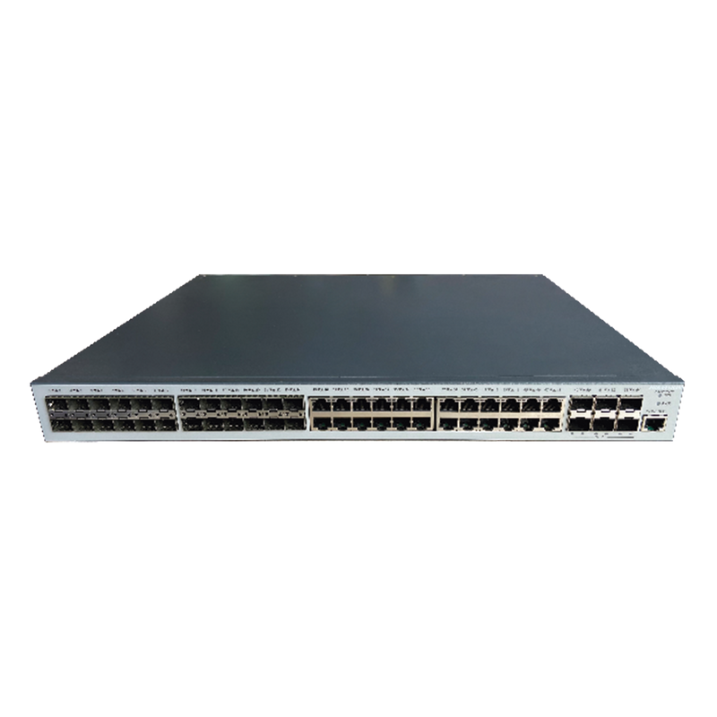 DS-3E3754TF Switch Gigabit / Administrable Capa 3 / 24 puertos 10/100/1000 Mbps + 24 puertos SFP / 6 puertos SFP+ 10 G de Uplink.
