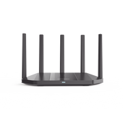 Router Inalámbrico / Wifi 6 / Hasta 3000 Mbps / MESH / Doble Banda AC (2.4 GHz y 5 GHz) / 4 Puertos 1000 Mbps /  5 Antenas Omnidireccional / Interior / Beamforming Optimizado /  Administración Gratuita desde la Nube - Toer