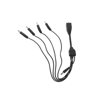 Cable con 5 Vías para Alimentar 4 Cámaras TURBOHD y DVR TURBOHD epcom / HIKVISION - Toer