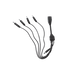 Cable con 5 Vías para Alimentar 4 Cámaras TURBOHD y DVR TURBOHD epcom / HIKVISION - Toer