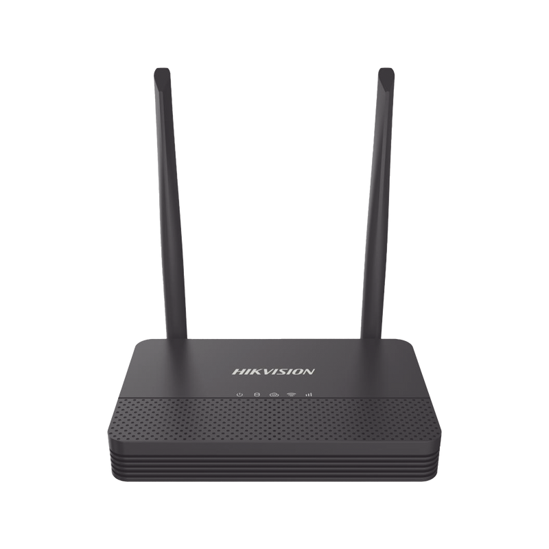 DS-7104NI-S1/W NVS (Hub) de 4 Megapixel / 4 Canales IP / Soporta Memoria Micro SD de 512 GB / 2 Antenas Wi-Fi / Se Conecta a Hik-Connect