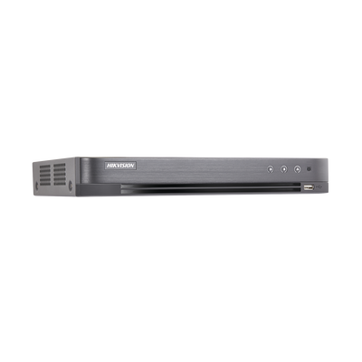 DVR 4 Megapixel / 8 Canales TURBOHD + 4 Canales IP / 1 Bahía de Disco Duro / 1 Canal de Audio / Audio por coaxitron / Vídeoanálisis