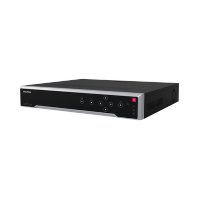 [Doble Poder de Decodificación] NVR 32 Megapixel (8K) / 16 Canales IP / 16 Puertos PoE+ / AcuSense / ANPR / Conteo de Personas / Heat Map / 4 Bahías de Disco Duro  / HDMI en 8K / Soporta POS / Alarmas I/O / Smart  Search