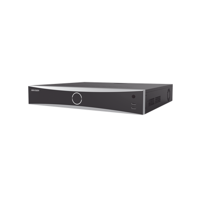 NVR 32 Megapíxel (8K) / 16 Canales IP / 16 Puertos PoE+ / ACUSENSE / ANPR / Conteo de Personas / Reconocimiento Facial  / 4 Bahías de Disco Duro / Soporta POS / Alarmas I/O - Toer