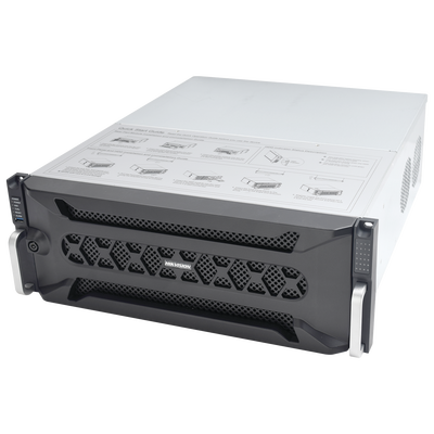 NVR 12 Megapixel (4K) / 128 canales IP / 24 Bahías de Disco Duro / 4 Puertos de Red / Soporta RAID con Hot Swap / NVR de Alto Desempeño - Toer