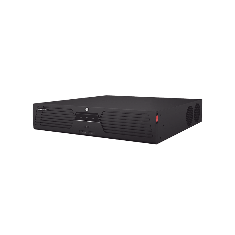 DS-96128NI-M8 [Doble Poder de Decodificación] NVR 32 Megapixel (8K) / 128 Canales IP / AcuSense / ANPR / Conteo de Personas / Heat Map / 8 Bahías de Disco Duro / Soporta RAID con Hot Swap / 2 HDMI en 8K / Soporta POS / Alarmas I/O / Smart Search