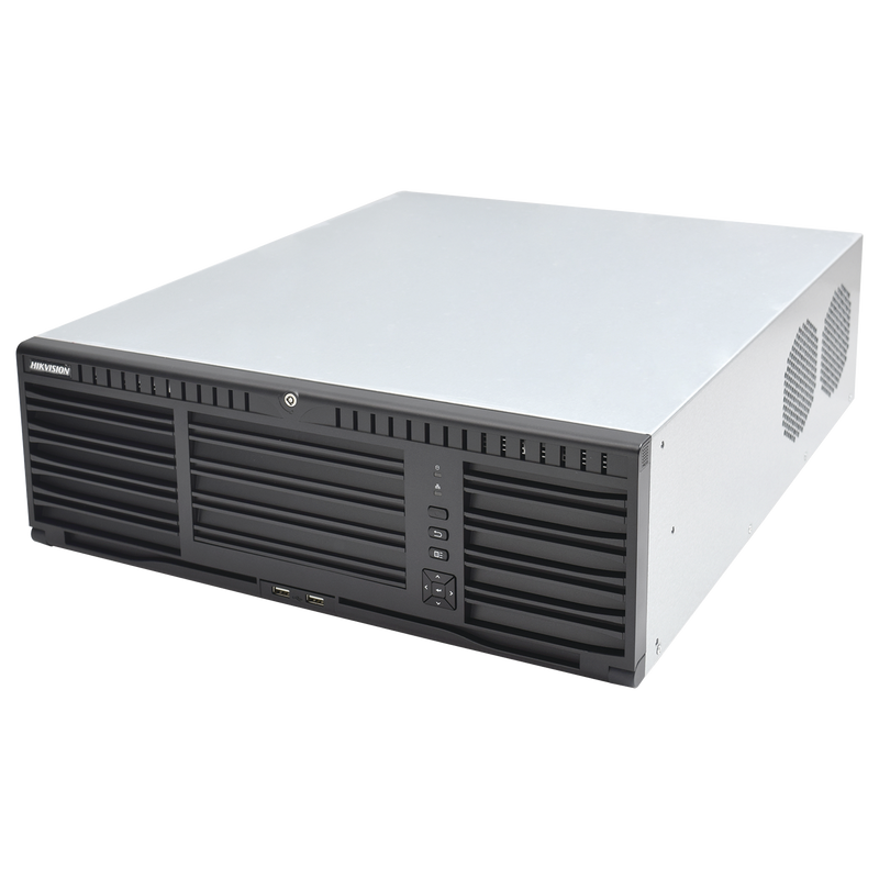 DS-96256NI-I16 NVR 12 Megapixel (4K) / 256 canales IP / 16 Bahías de Disco Duro / 4 Puertos de Red / Soporta RAID con Hot Swap / NVR de Alto Desempeño