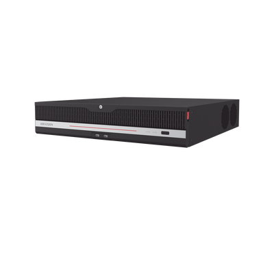 NVR 32 Megapixel (8K) / 32 Canales IP / AcuSense / ANPR / Conteo de Personas / Heat Map / 8 Bahías de Disco Duro / 2 Tarjetas de Red / Soporta RAID con Hot Swap / 2 HDMI en 8K / Soporta POS / Alarmas I/O / ACU
