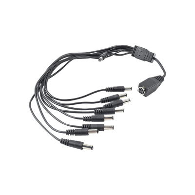 Cable con 9 Vías para Alimentar 8 Cámaras TURBOHD y DVR TURBOHD epcom / HIKVISION - Toer