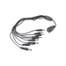 Cable con 9 Vías para Alimentar 8 Cámaras TURBOHD y DVR TURBOHD epcom / HIKVISION - Toer