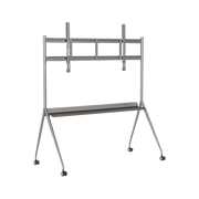 Montaje de Piso Móvil para Pantallas de 75 y 86" / Compatible con VESA / Incluye Soporte para Pantalla - Toer