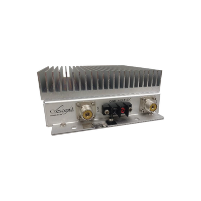 Amplificador Vehicular 450-512 MHz, Entrada 1-5 Watt /Salida 50 Watt, 11 Amp., UHF Hembras.