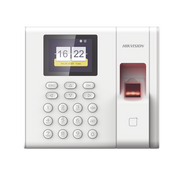 Checador de Huella con Batería de Respaldo  / Reportes por USB / 1,000 Usuarios / 1000 Huellas / 100,000 Registros / Lector de Tarjetas EM / Uso con iVMS-4200. - Toer