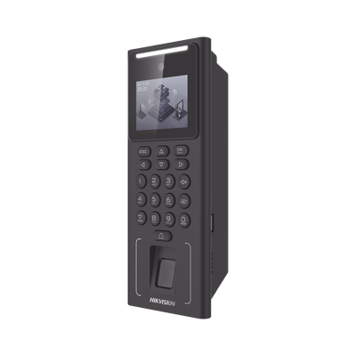 Terminal Facial Min Moe WIFI con Batería de Respaldo / Administrable por Smartphone o Nube /  Acceso y Asistencia /500 Rostros y Lector de Tarjetas MIFARE / 3,000 Huellas / 3,000 Tarjetas / HIK-IA - Toer