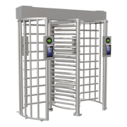 Torniquete DOBLE (2 Carriles) de Cuerpo Completo Bidireccional / Exterior / Acero Inoxidable SUS304 / 30 Personas por Minuto / Compatible con Reconocimiento Facial (Terminal no Incluida) - Toer