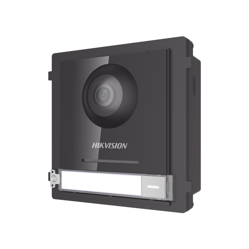 DS-KD8003-IME1(B) Frente de calle IP 2 Megapixel para Videoportero Modular / PoE / Angulo 146° / Ultra Baja Iluminación / Exterior IP65 / WDR 120 dB