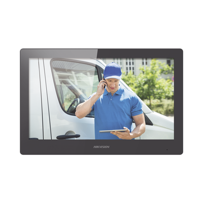 Monitor Touch Screen 10" para Videoportero IP / Estético / Video en Vivo / WiFi / Apertura Remota / llamada entre monitores / Audio de dos vías / Policarbonato - Toer