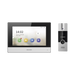 Kit de Videoportero Híbrido de Plastico / IP a 4 Hilos con Función de Llamada a App Hik-Connect / Monitor se Conecta a Internet por Cable o WiFi y por 4 Hilos al Frente de Calle / Expandible a Mas Equipos - Toer