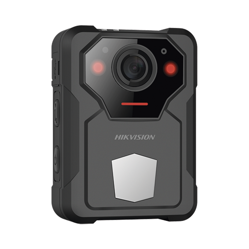 DS-MCW406/128G Body Camera Portátil / Grabación a 2K (4 Megapixel) / Pantalla 1.77 TFT / Fotos de Hasta 40 Megapixel / IP67 / H.265 / 128 GB de Almacenamiento / Microfono Integrado