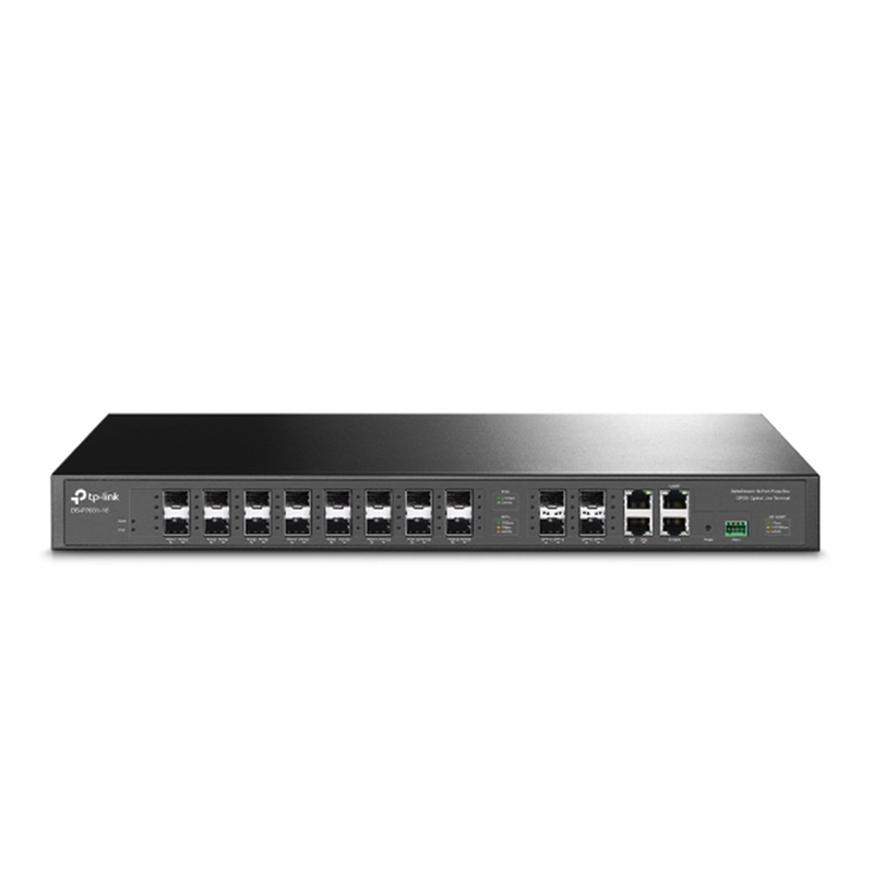 DS-P7001-16 DeltaStream - OLT de 16 puertos GPON / Conexión de hasta 2,048 ONUs / 2 Puertos Gigabit RJ45 Uplink / 4 Puertos SFP+ Uplink / Fuentes Redundantes AC- AC (incluidas) / Administración desde la nube (DPMS)