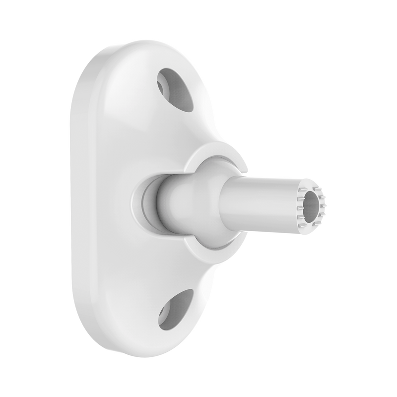 DS-PDB-IN-UBKT1 Montaje para Sensores PIR HIKVISION / Montaje en Pared o Techo / Ajuste Rotativo / Compatible con el PIR Cableado o Inalambrico (AXPRO) / Facil de Instalar (En Segundos)