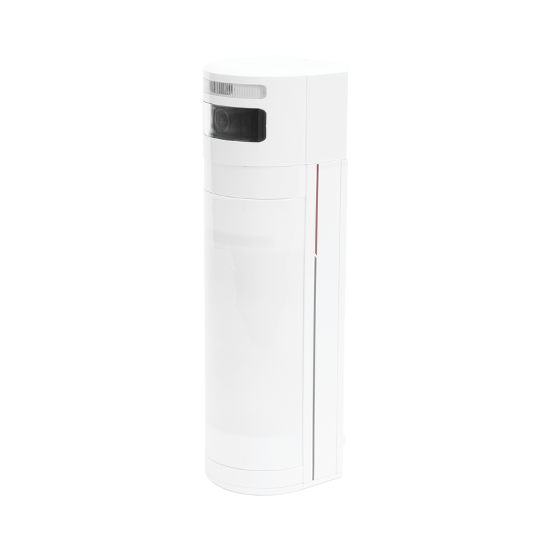 DS-PDTT15AM-LM-CAMK (AX PRO) CÁMARA + PIR Dual-Tech Exterior IP65 / Rango de Detección 15 mts / Ángulo de Cobertura Ajustable de 90° a 180° / Inmunidad a Mascotas 40 Kg