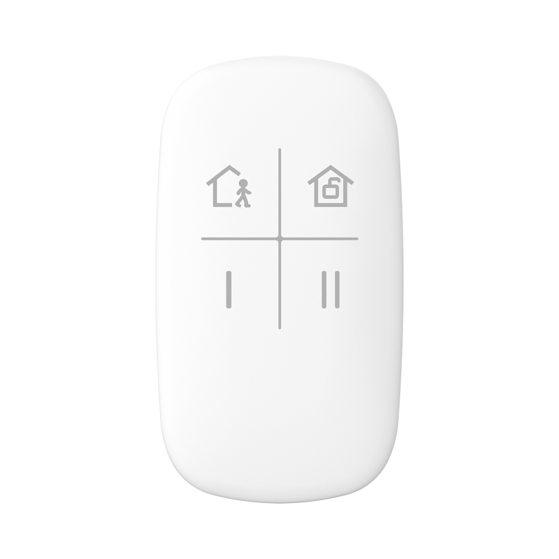 DS-PKF1-WB (AX PRO) Control Remoto para Armado y Desarmado / Teclas con Funciones Programables
