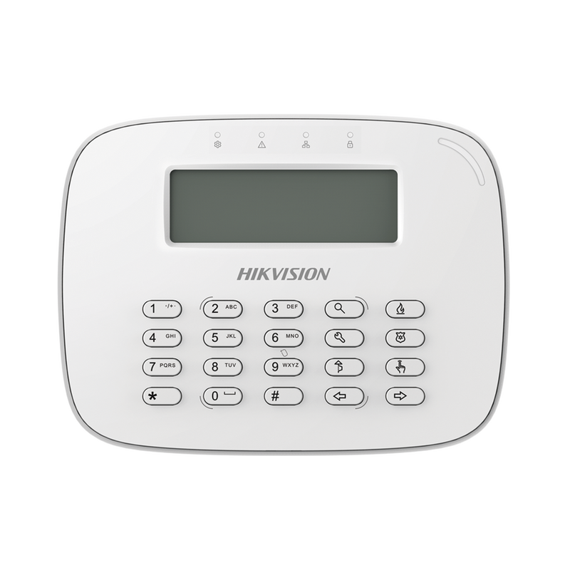 DS-PK-LRT Teclado LCD / Cableado / Compatible con el Panel Hibrido Hikvision DS-PHA64-W4P y DS-PHA64-W4P2