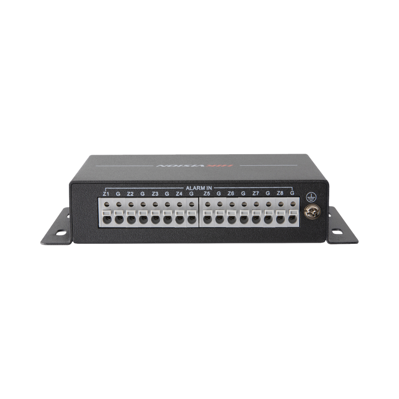 DS-PM-RSI8 Expansor de 8 Zonas Cableadas / Conexión RS-485 hacia el Panel / Permite Agregar Sensores Cableados