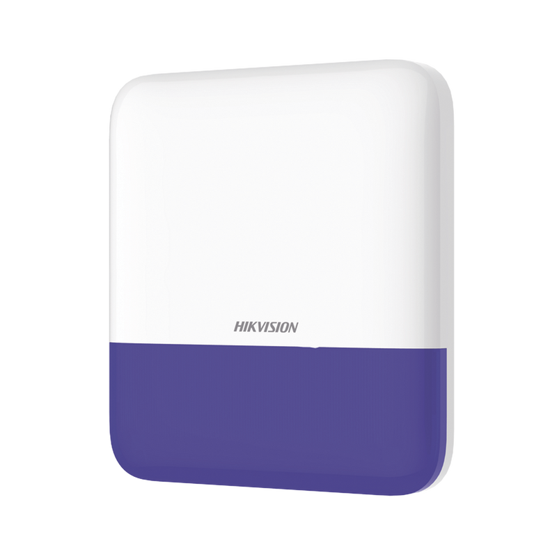 DS-PS1-E-WB/B (AX PRO) Sirena Inalámbrica con Estrobo Azul para Exterior IP65 / 110 dB