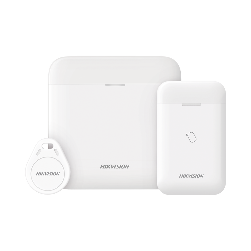 DS-PWA48-K-RONDIN   (AX PRO) KIT de Alarma AX PRO para RONDINES / Incluye: 1 Hub con bateria de respaldo / 1 Lector Tag / 1 Tag / Compatible con Hik-Connect P2P