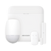 (AX PRO) KIT de Alarma AX PRO con GSM (3G/4G) / Incluye: 1 Hub con bateria de respaldo / 1 Sensor PIR / 1 Contacto Magnético / 1 Control Remoto / Wi-Fi / Compatible con Hik-Connect P2P - Toer