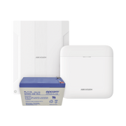 (AXPRO) KIT  de alarma AX PRO conversión de zonas cableadas a inalámbricas / Incluye: 1 Hub IP, Wifi y 3G/4G con Batería de respaldo/ 1 Expansor de 16 zonas cableadas / 1 Batería de respaldo 12Vcc a 7 Amp/ Compatible con Hik-Co - Toer