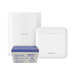 (AXPRO) KIT  de alarma AX PRO conversión de zonas cableadas a inalámbricas / Incluye: 1 Hub con Batería de respaldo/ 1 Expansor de 16 zonas cableadas / 1 Batería de respaldo 12Vcc a 7 Amp/ Compatible con Hik-Connect P2P - Toer
