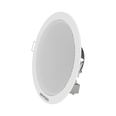 Altavoz Montaje en Plafón | 6 Watts | 100 V | Rejilla de Metal | Color Blanco | Uso Interior