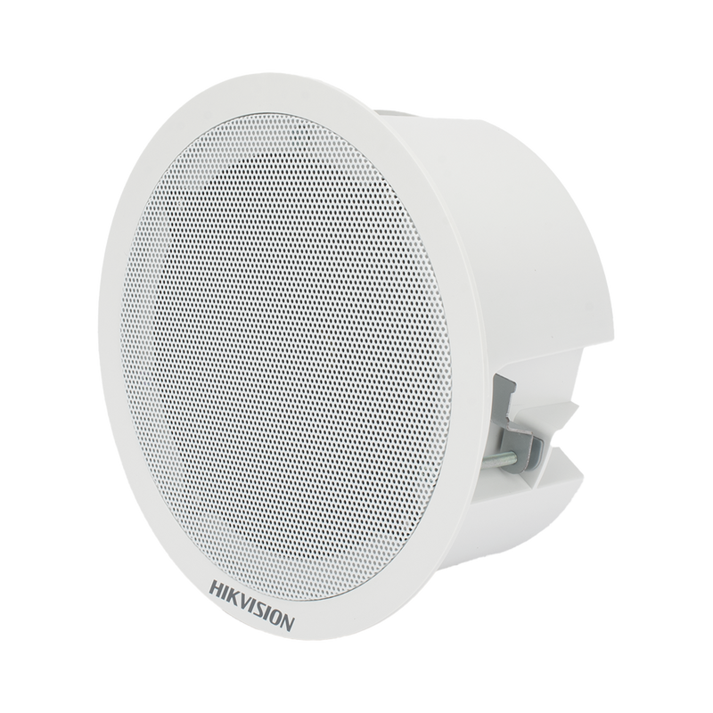 DS-QAZ0203G1-S Altavoz Secundario para Montaje en Plafón / 3 Watts / 8 Ohms / Compatible con Altavoz IP HIKVISION / Uso en Interior