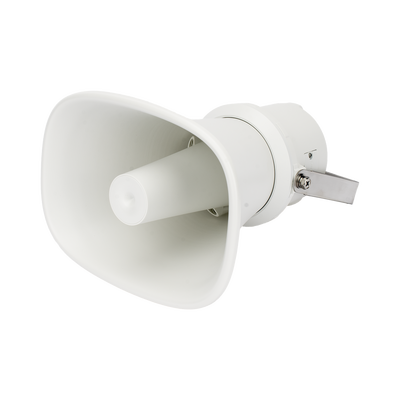 Altavoz IP Tipo Trompeta | 25 Watts | 24VCD | Integración con Hik-Central Professional | Reproducción de Audio vía Red | IP67 | Metal | compatible con Hik-Connect