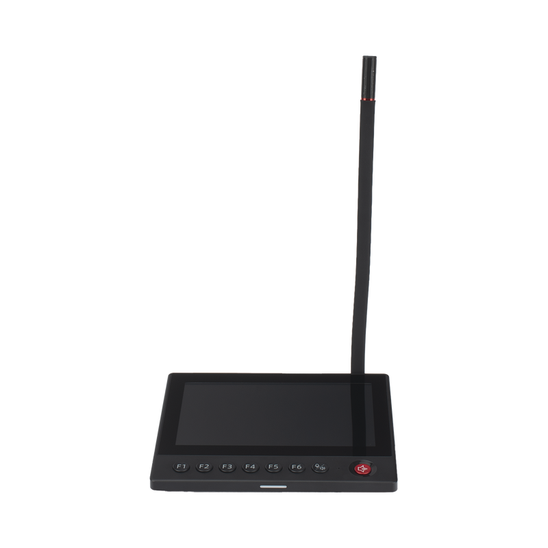 DS-QAZ1MP7G1 Micrófono IP / 12 VCD /  Pantalla Touch 7 / Transmisión en Tiempo Real / Integración con HikCentral Professional
